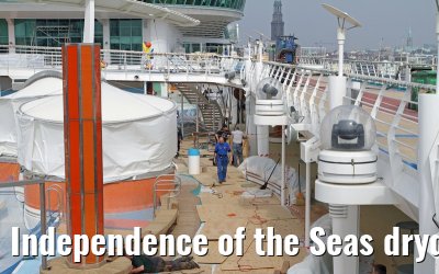 Independence of the Seas drydock Hamburg, April 25, 2013