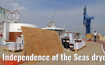 Independence of the Seas drydock Hamburg, April 25, 2013