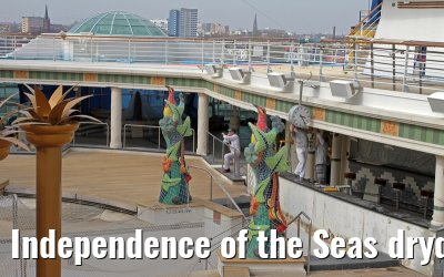 Independence of the Seas drydock Hamburg, April 25, 2013