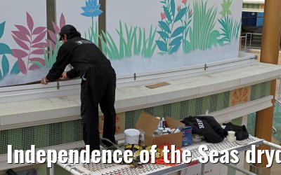 Independence of the Seas drydock Hamburg, April 25, 2013