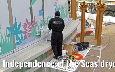 Independence of the Seas drydock Hamburg, April 25, 2013