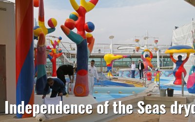 Independence of the Seas drydock Hamburg, April 25, 2013