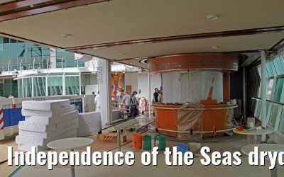 Independence of the Seas drydock Hamburg, April 25, 2013