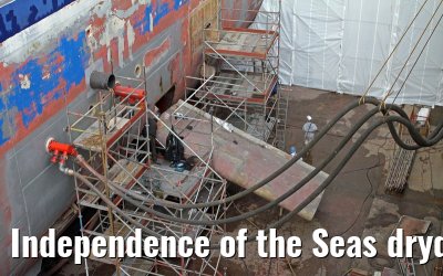 Independence of the Seas drydock Hamburg, April 25, 2013