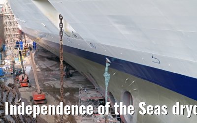 Independence of the Seas drydock Hamburg, April 25, 2013