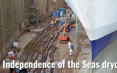 Independence of the Seas drydock Hamburg, April 25, 2013