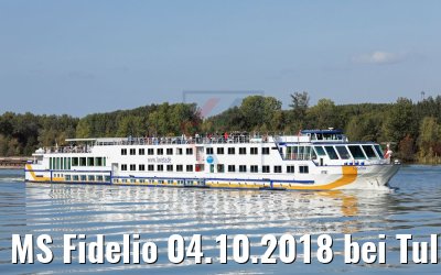 MS Fidelio 04.10.2018 bei Tulln