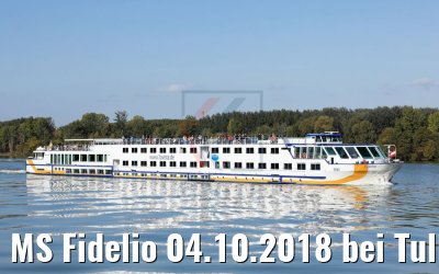 MS Fidelio 04.10.2018 bei Tulln