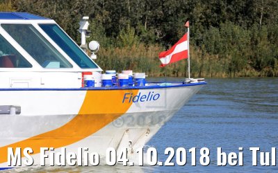 MS Fidelio 04.10.2018 bei Tulln