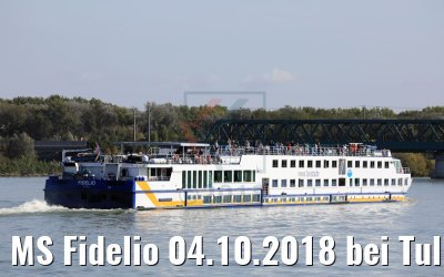 MS Fidelio 04.10.2018 bei Tulln