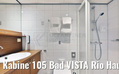 Kabine 105 Bad VISTA Rio Hauptdeck