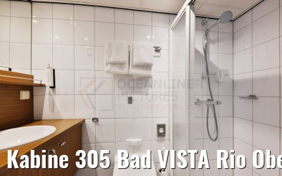 Kabine 305 Bad VISTA Rio Oberdeck