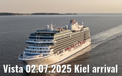 Vista 02.07.2025 Kiel arrival
