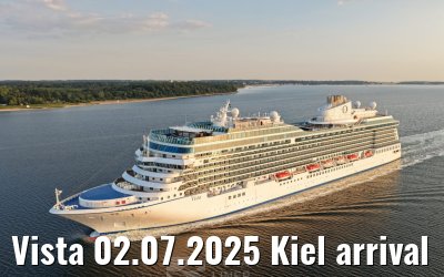 Vista 02.07.2025 Kiel arrival