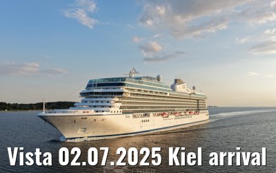 Vista 02.07.2025 Kiel arrival