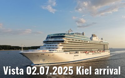 Vista 02.07.2025 Kiel arrival