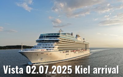 Vista 02.07.2025 Kiel arrival
