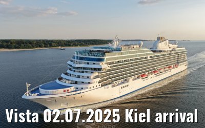 Vista 02.07.2025 Kiel arrival