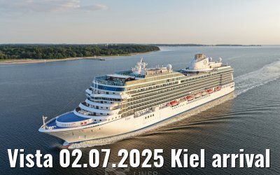 Vista 02.07.2025 Kiel arrival