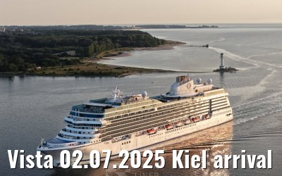 Vista 02.07.2025 Kiel arrival