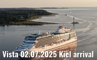 Vista 02.07.2025 Kiel arrival