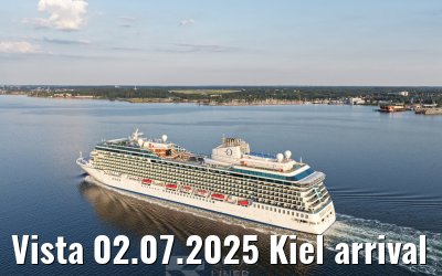 Vista 02.07.2025 Kiel arrival