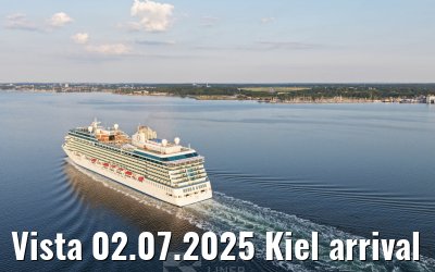 Vista 02.07.2025 Kiel arrival