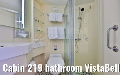 Cabin 219 bathroom VistaBelle
