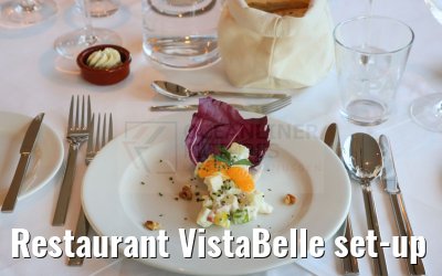 Restaurant VistaBelle set-up