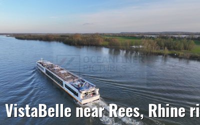 VistaBelle near Rees, Rhine river 25.03.2024