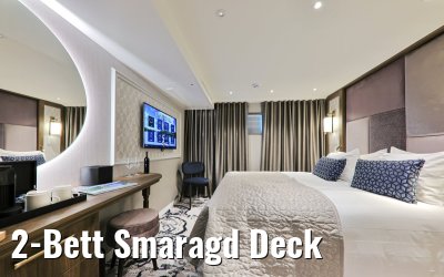 2-Bett Smaragd Deck