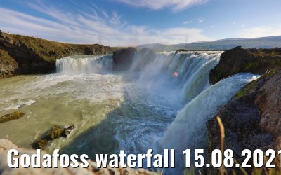 Godafoss waterfall 15.08.2021 Iceland