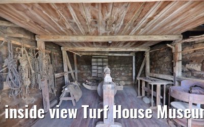 inside view Turf House Museum Grenjadarstadur 15.08.2021