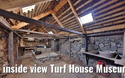 inside view Turf House Museum Grenjadarstadur 15.08.2021