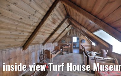 inside view Turf House Museum Grenjadarstadur 15.08.2021