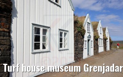Turf house museum Grenjadarstadur Iceland 15.08.2021