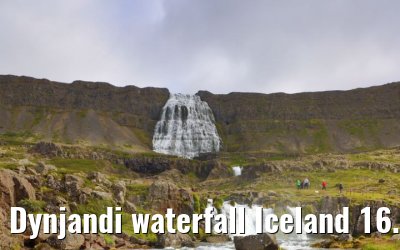 Dynjandi waterfall Iceland 16.08.2021