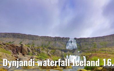 Dynjandi waterfall Iceland 16.08.2021
