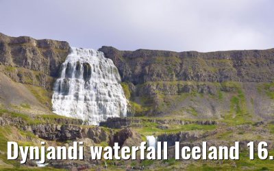 Dynjandi waterfall Iceland 16.08.2021