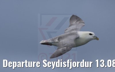 Departure Seydisfjordur 13.08.2021