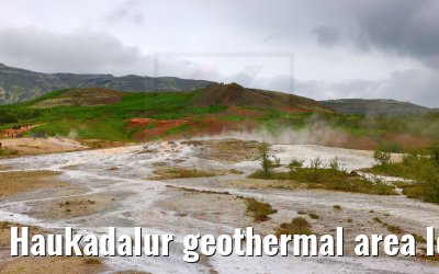 Haukadalur geothermal area Iceland 18.08.2021