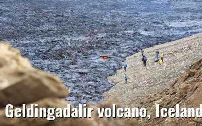 Geldingadalir volcano, Iceland 19.08.2021