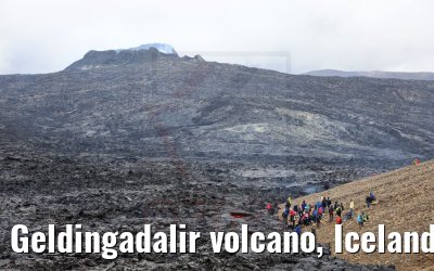 Geldingadalir volcano, Iceland 19.08.2021
