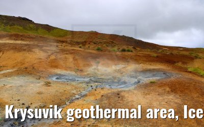 Krysuvik geothermal area, Iceland 19.08.2021