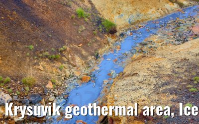 Krysuvik geothermal area, Iceland 19.08.2021