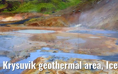 Krysuvik geothermal area, Iceland 19.08.2021