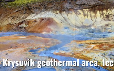 Krysuvik geothermal area, Iceland 19.08.2021