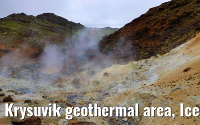 Krysuvik geothermal area, Iceland 19.08.2021