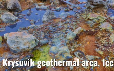 Krysuvik geothermal area, Iceland 19.08.2021