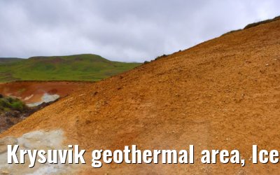 Krysuvik geothermal area, Iceland 19.08.2021